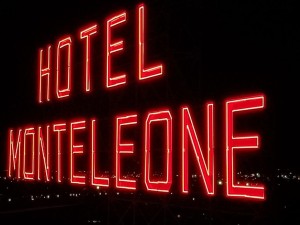 hotel sign